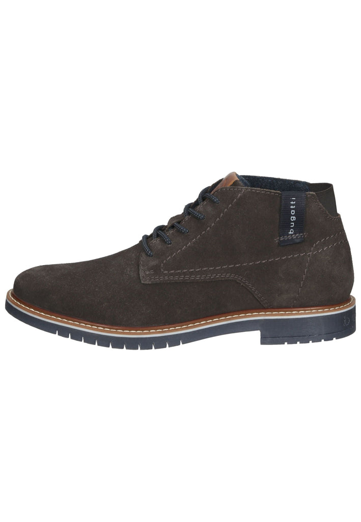 Bugatti Stiefelette Veloursleder Dunkelgrau