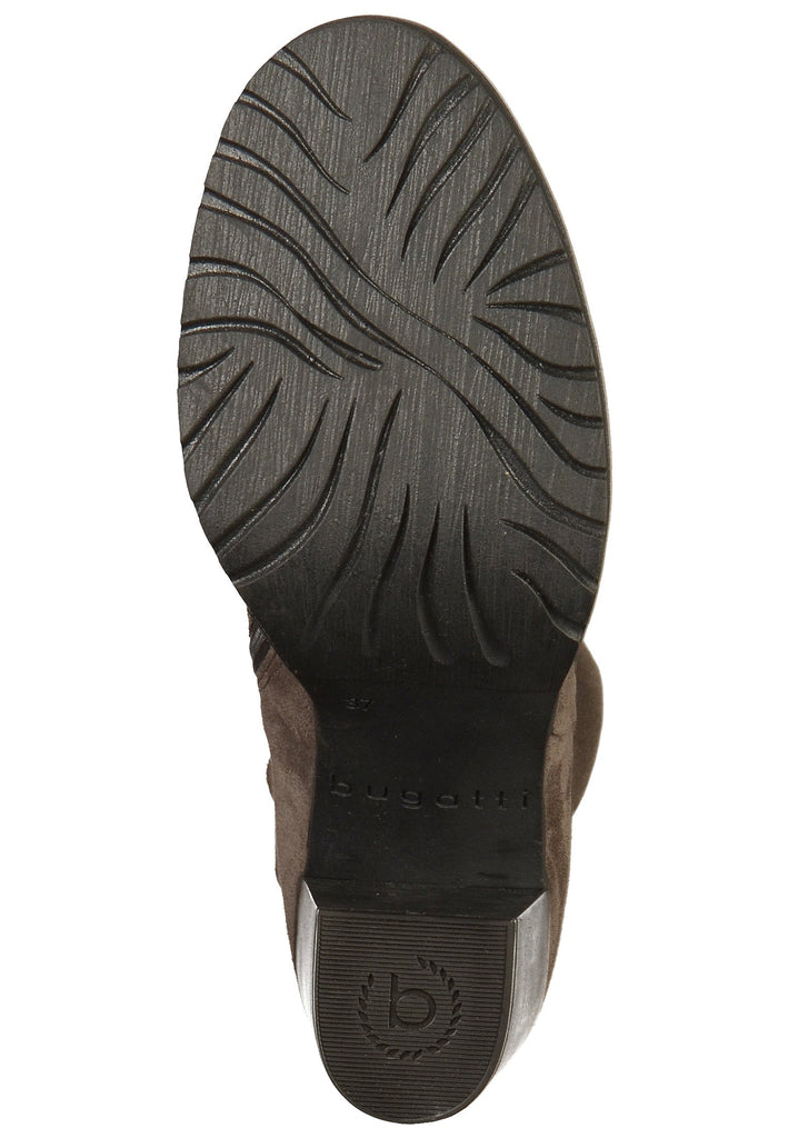 Bugatti Stiefelette Veloursleder Dunkelgrau