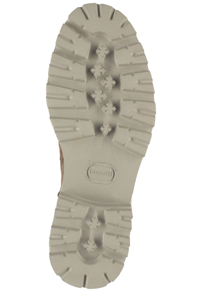 Bugatti Stiefelette Veloursleder Hellgrau Warmfutter