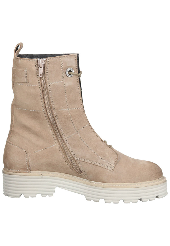 Bugatti Stiefelette Veloursleder Hellgrau Warmfutter