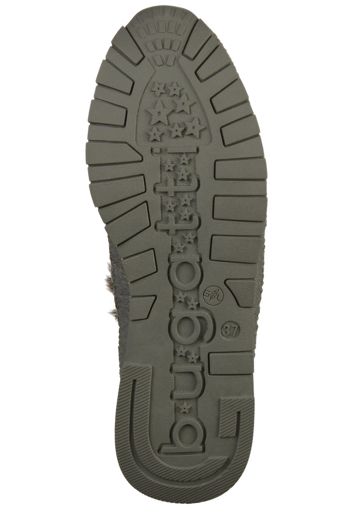 Bugatti Stiefelette Veloursleder/Textil Dunkelgrau