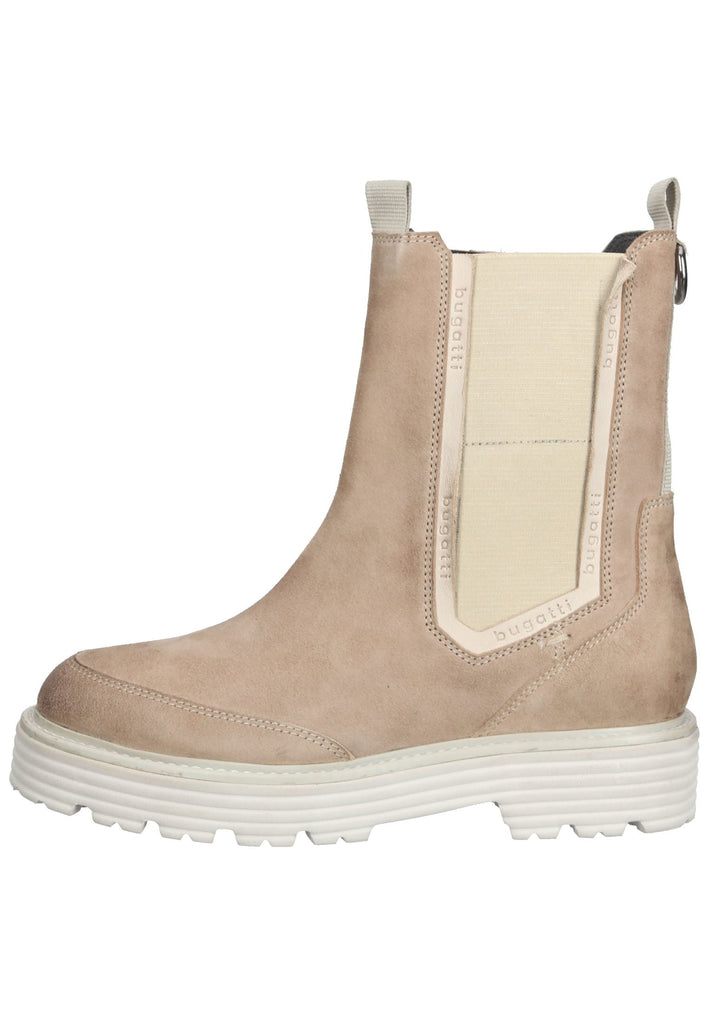 Bugatti Stiefelette Veloursleder/Textil Hellgrau