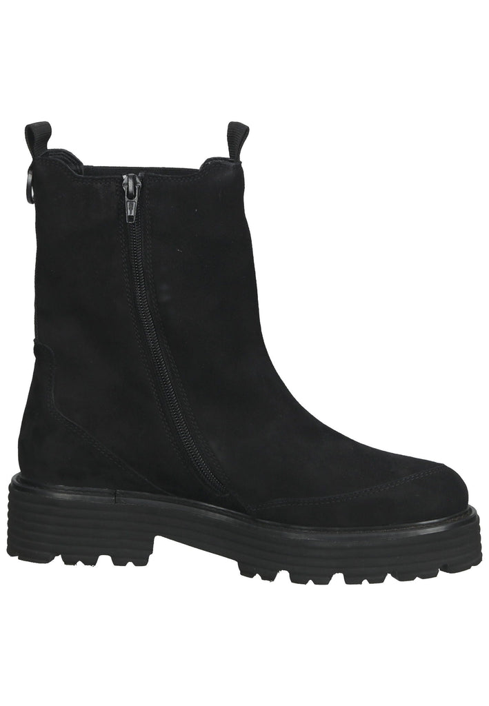 Bugatti Stiefelette Veloursleder/Textil Schwarz