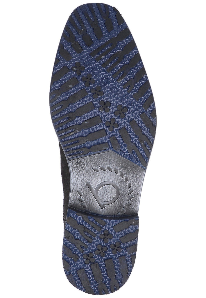 Bugatti Stiefelette Veloursleder/Textil Schwarz