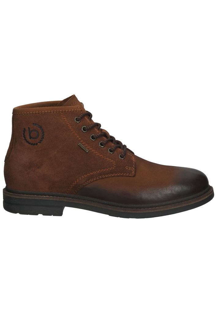 Stiefeletten Bugatti Stiefelette Leder Cognac Warmfutter