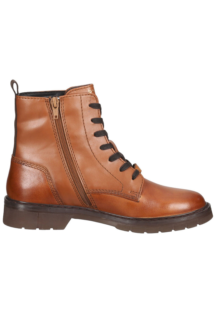 Stiefeletten Bugatti Stiefelette Leder/Synthetik Cognac