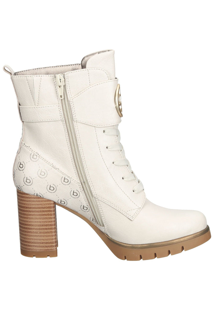 Stiefeletten Bugatti Stiefelette Lederimitat Beige