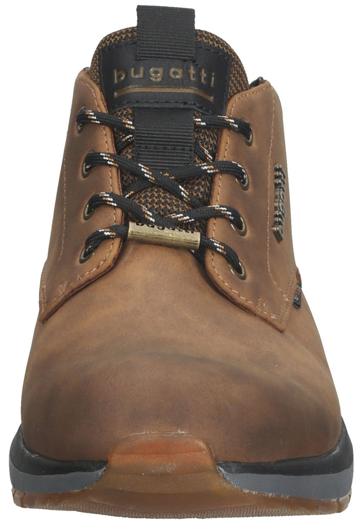 Stiefeletten Bugatti Stiefelette Lederimitat Cognac