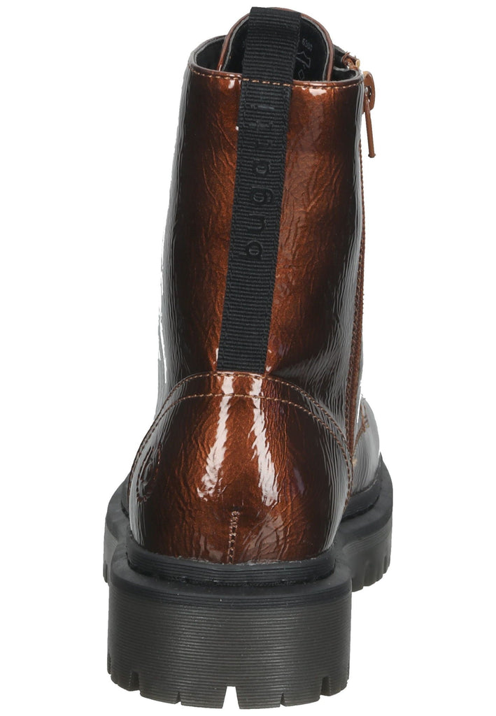Stiefeletten Bugatti Stiefelette Lederimitat Cognac