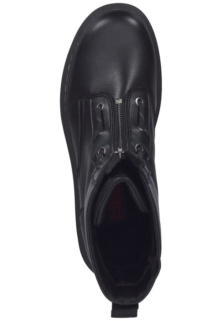 Stiefeletten Bugatti Stiefelette Lederimitat Schwarz