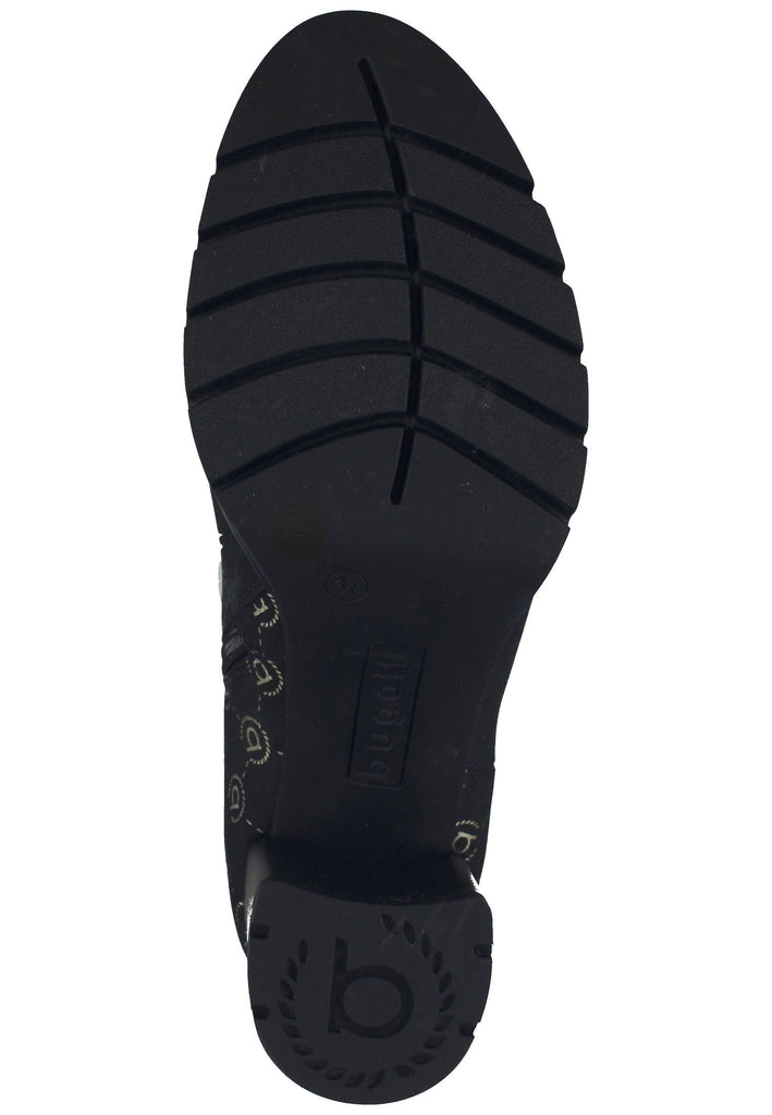 Stiefeletten Bugatti Stiefelette Lederimitat Schwarz Kombi