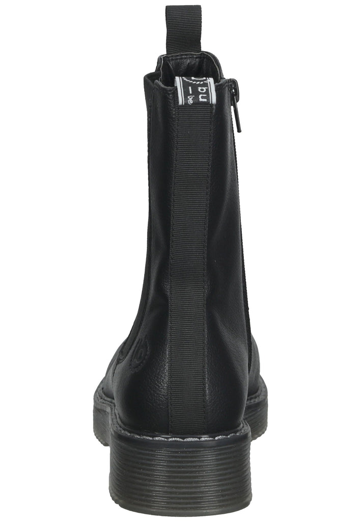 Stiefeletten Bugatti Stiefelette Lederimitat/Textil Schwarz