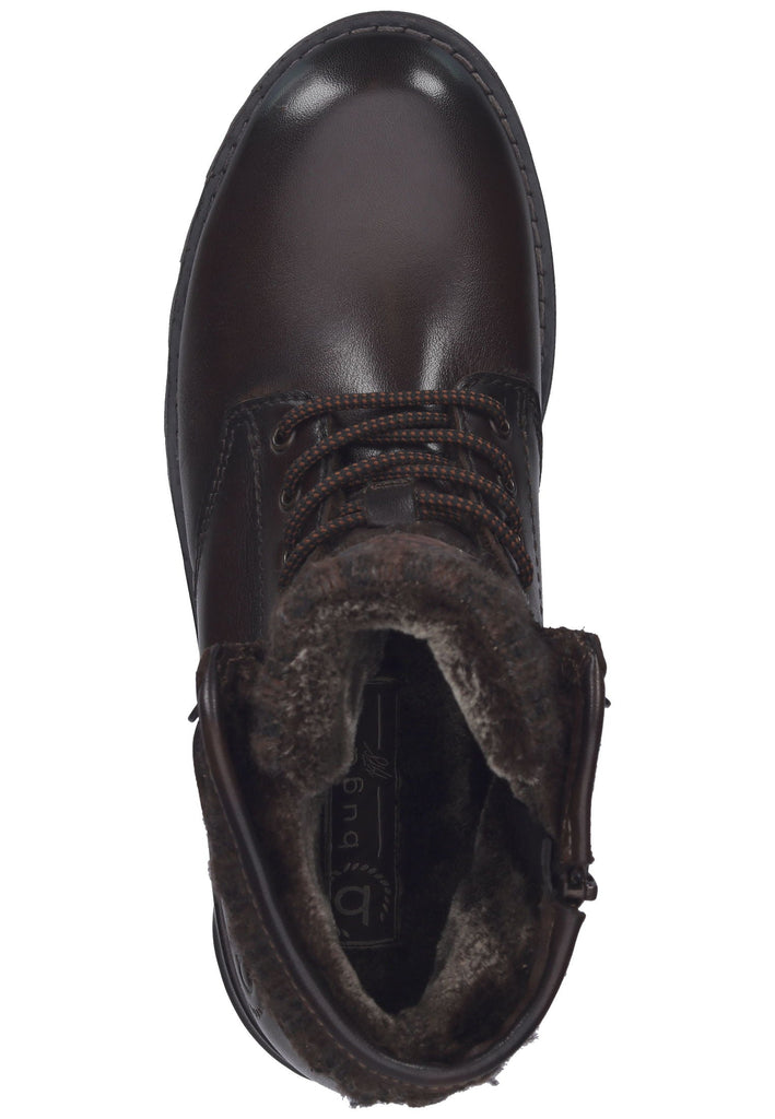 Stiefeletten Bugatti Stiefelette Nappaleder Mittelbraun