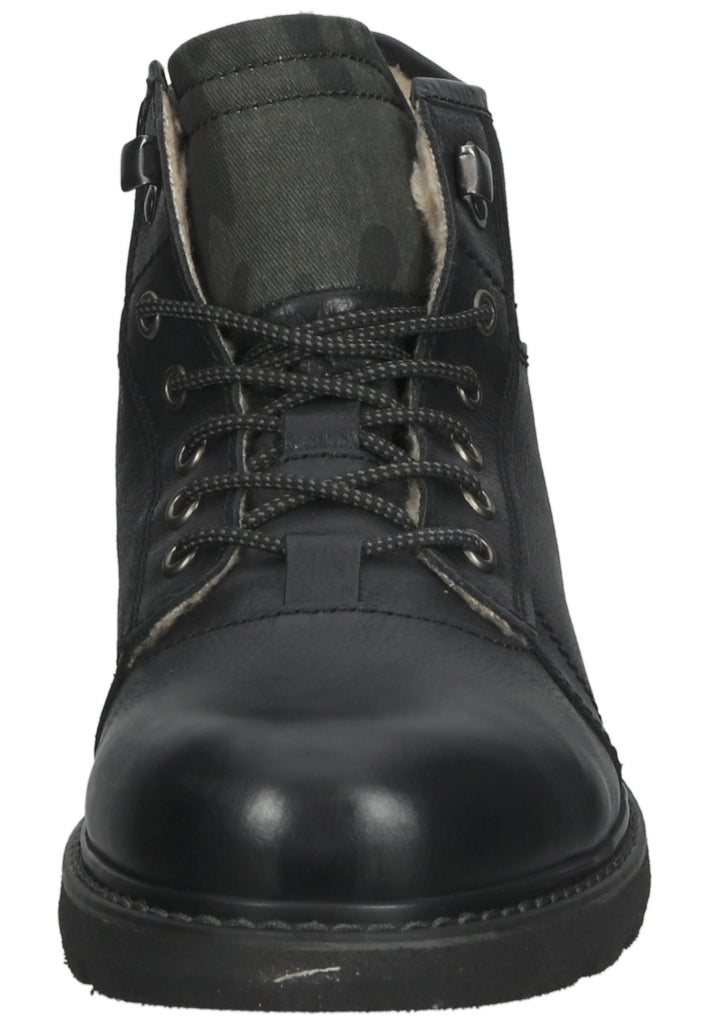 Stiefeletten Bugatti Stiefelette Nappaleder Schwarz