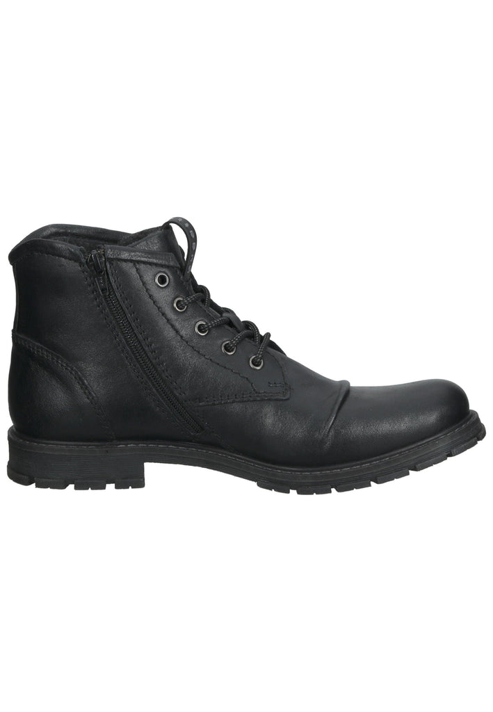 Stiefeletten Bugatti Stiefelette Nappaleder Schwarz