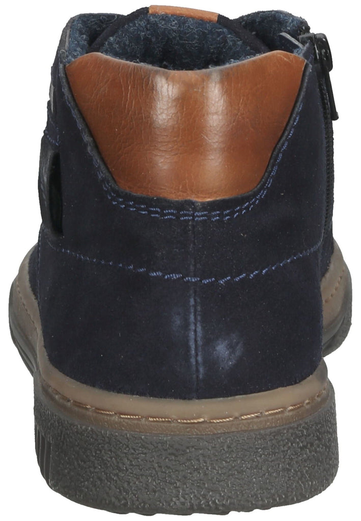 Stiefeletten Bugatti Stiefelette Veloursleder Dunkelblau