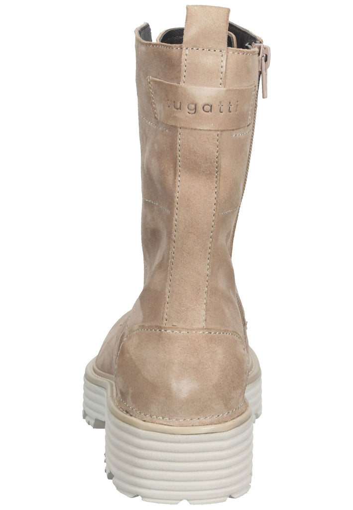 Stiefeletten Bugatti Stiefelette Veloursleder Hellgrau Warmfutter