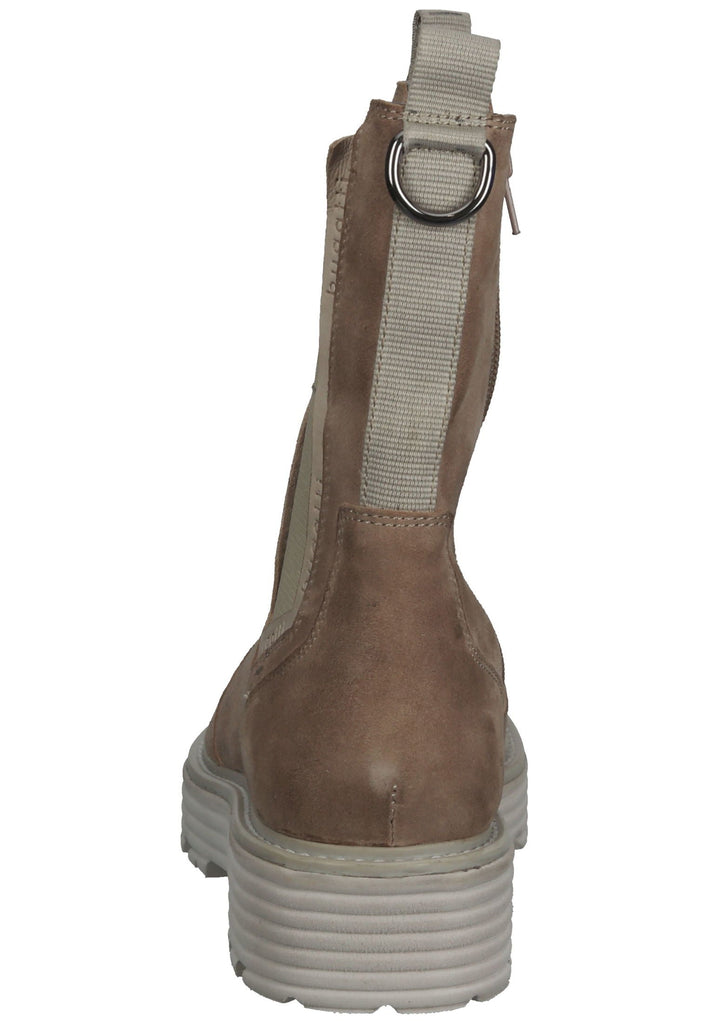 Stiefeletten Bugatti Stiefelette Veloursleder/Textil Hellgrau