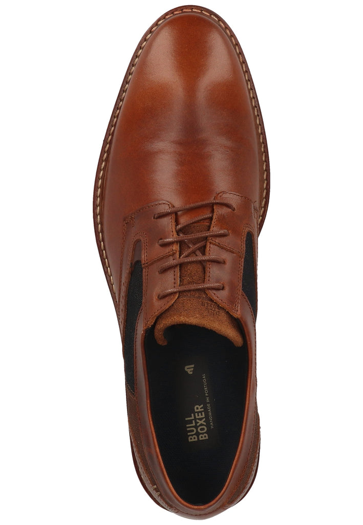 Bullboxer Businessschuhe Leder/Textil Cognac