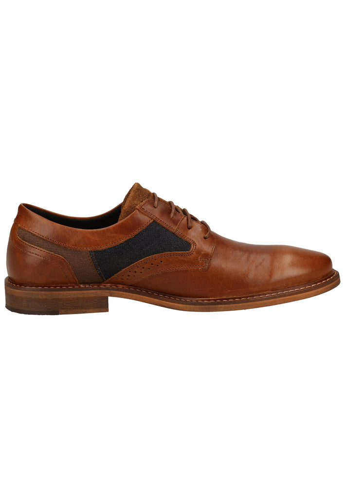 Bullboxer Businessschuhe Leder/Textil Cognac