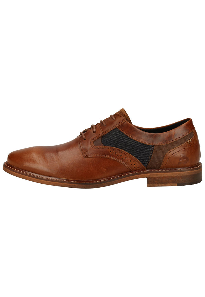 Bullboxer Businessschuhe Leder/Textil Cognac