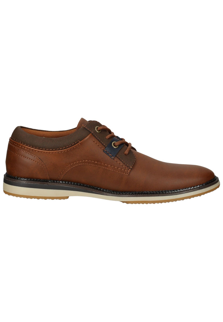 Bullboxer Businessschuhe Lederimitat Cognac
