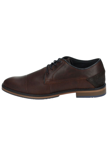 Halbschuhe Bullboxer Businessschuhe Leder Braun