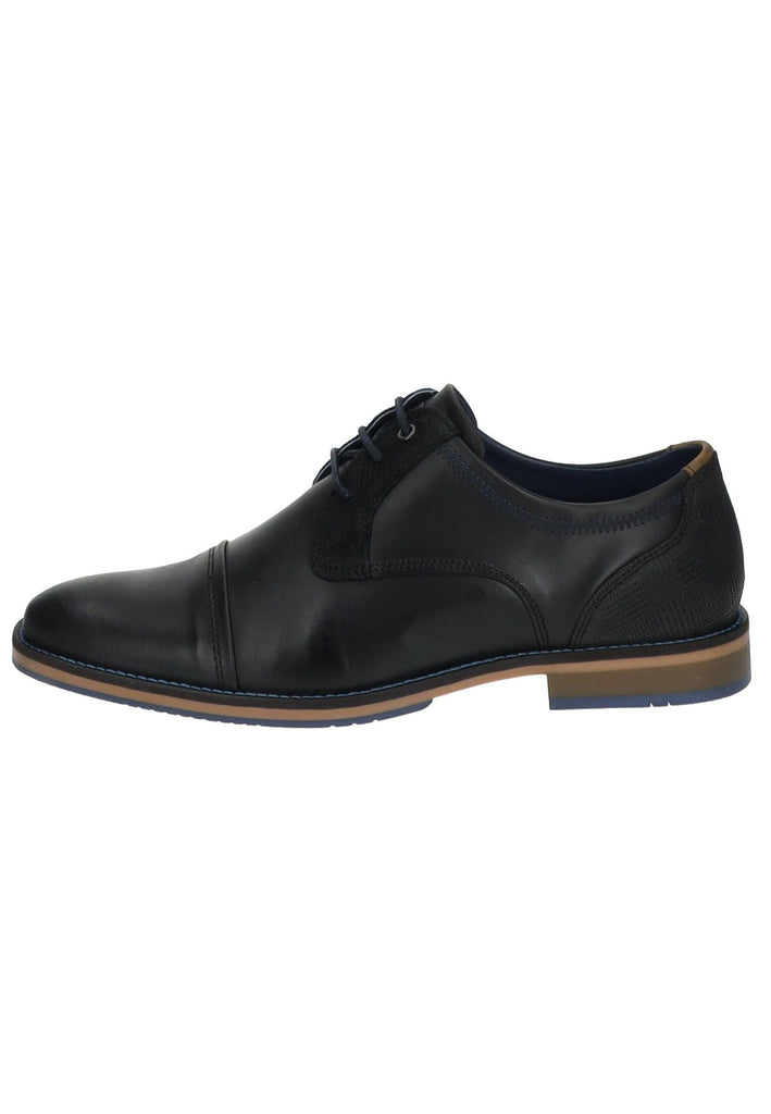 Halbschuhe Bullboxer Businessschuhe Leder Schwarz
