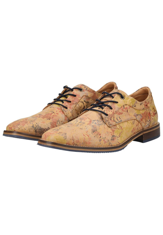 Bullboxer Halbschuhe Leder Beige/Rot