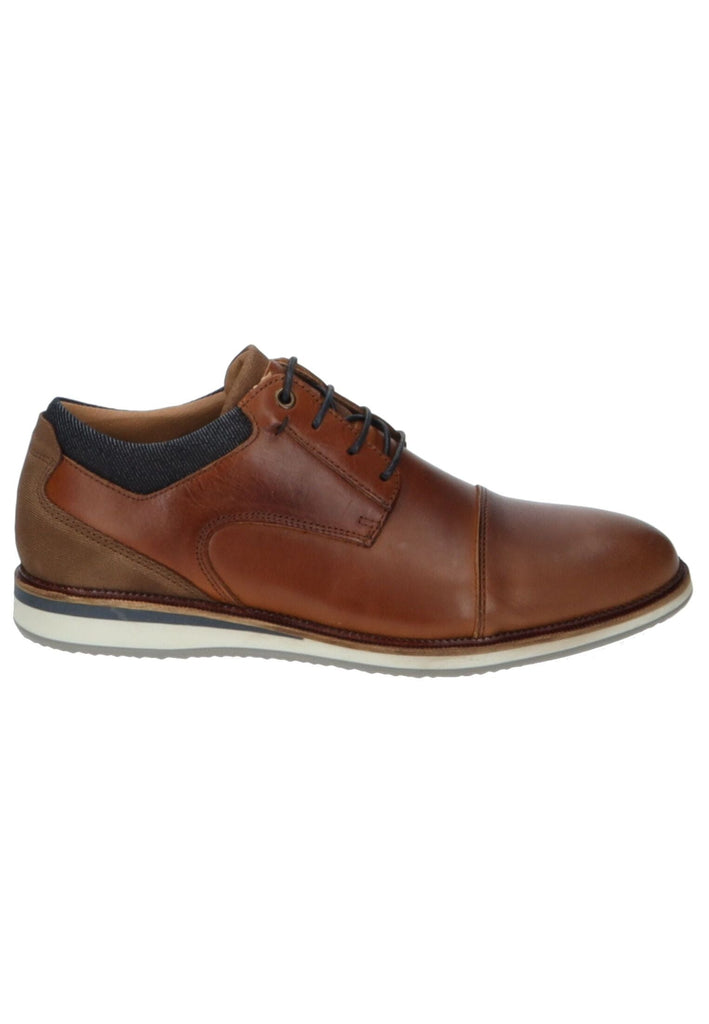Bullboxer Halbschuhe Leder Cognac
