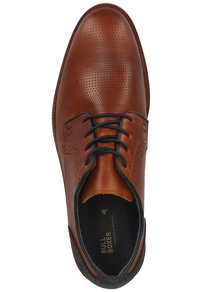 Bullboxer Halbschuhe Leder Cognac