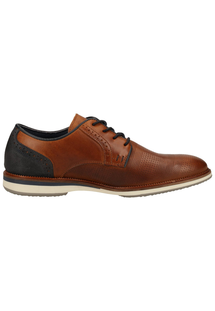 Bullboxer Halbschuhe Leder Cognac