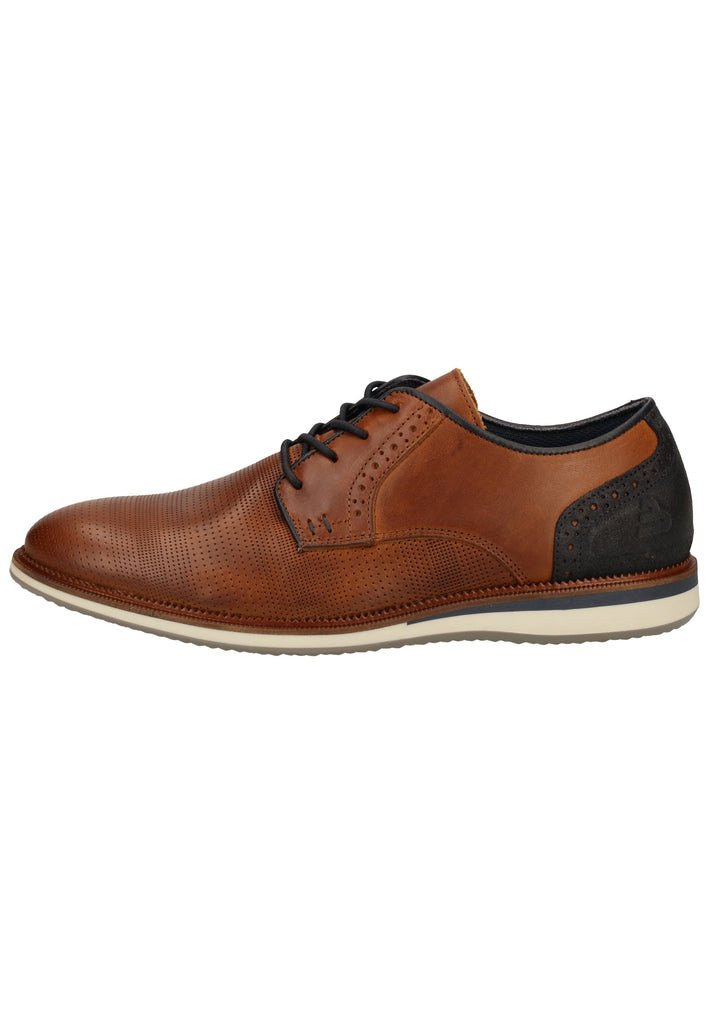 Bullboxer Halbschuhe Leder Cognac