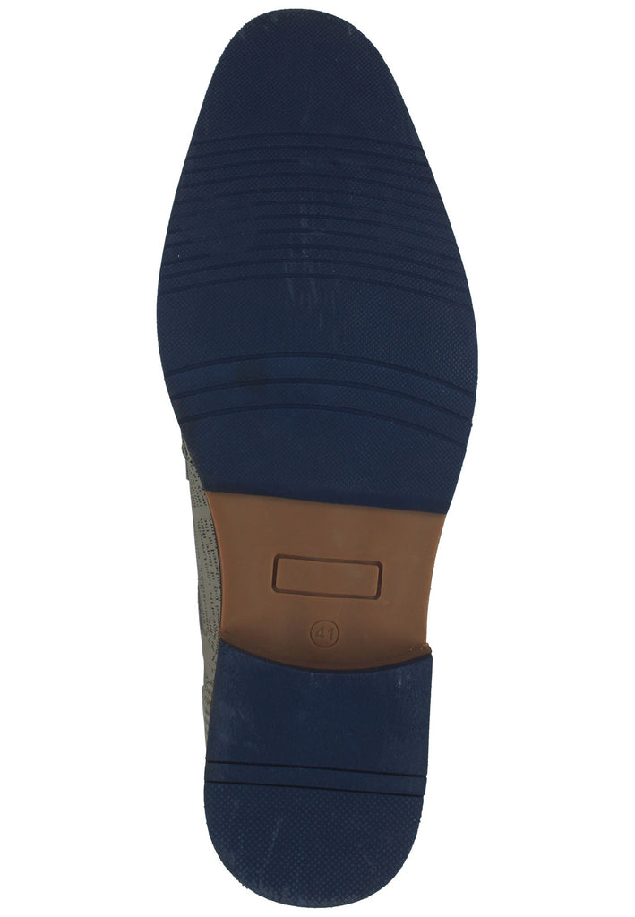 Bullboxer Halbschuhe Leder Grau