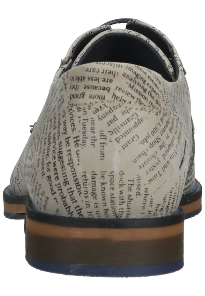 Bullboxer Halbschuhe Leder Grau