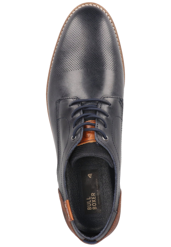 Bullboxer Halbschuhe Leder Mittelblau