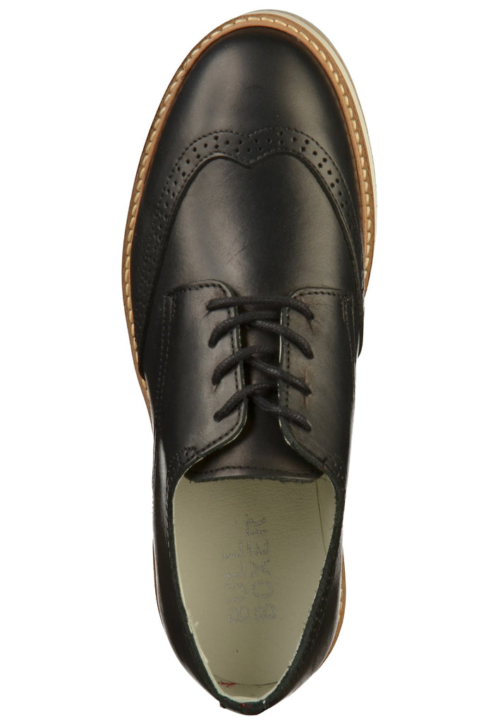 Bullboxer Halbschuhe Leder Schwarz