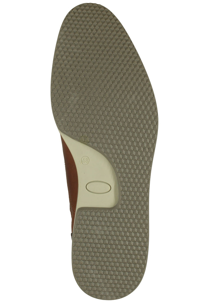 Bullboxer Halbschuhe Leder/Textil Cognac