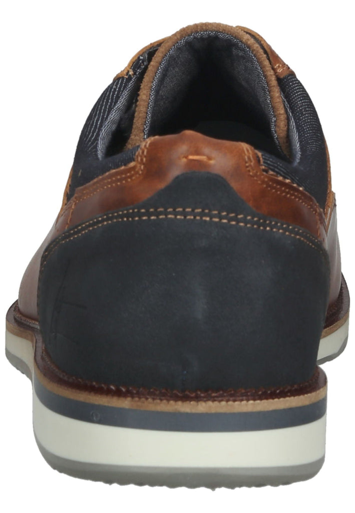 Bullboxer Halbschuhe Leder/Textil Cognac