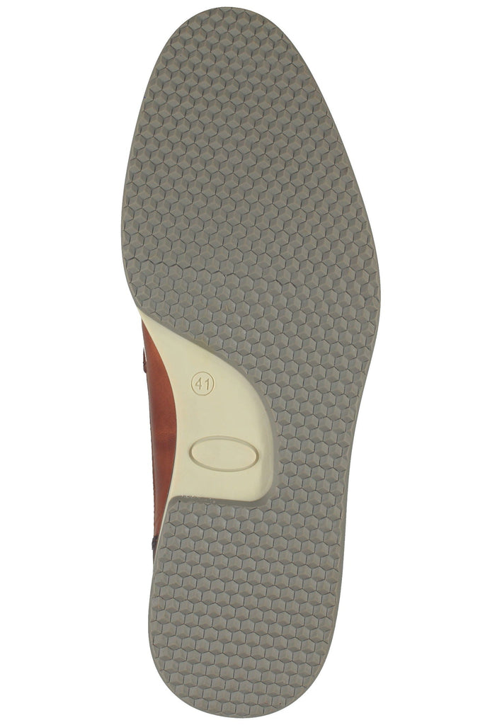 Bullboxer Halbschuhe Leder/Textil Cognac