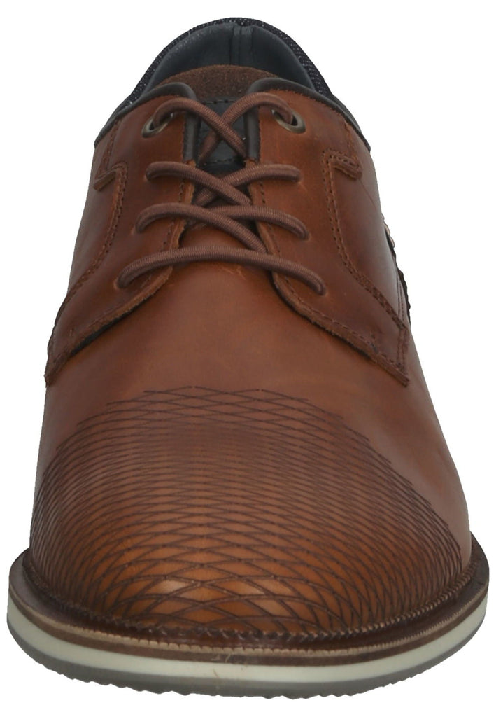Bullboxer Halbschuhe Leder/Textil Cognac