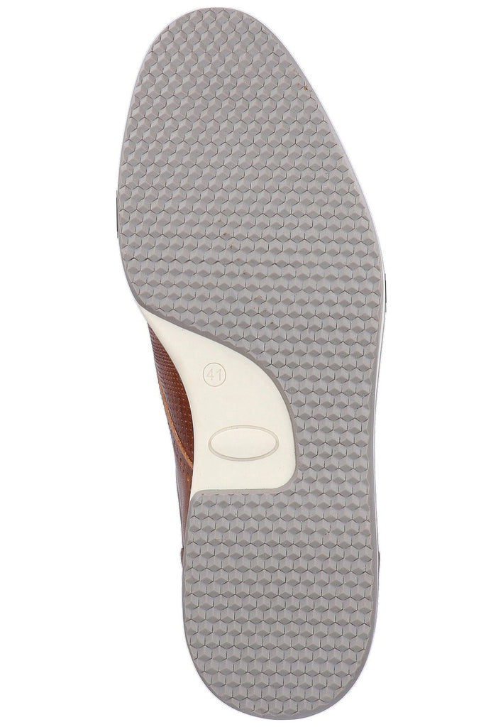 Bullboxer Halbschuhe Leder/Textil Cognac