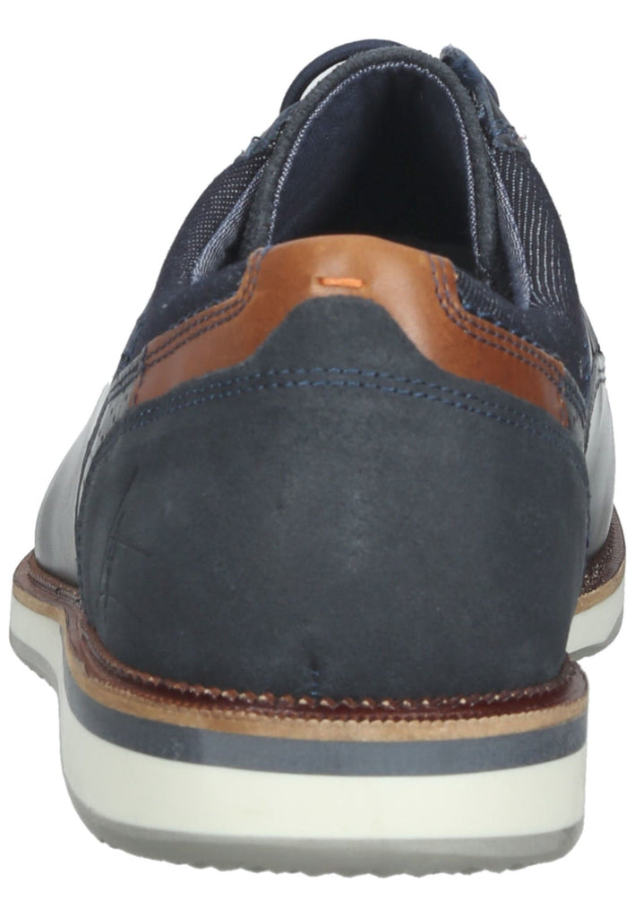 Bullboxer Halbschuhe Leder/Textil Dunkelblau