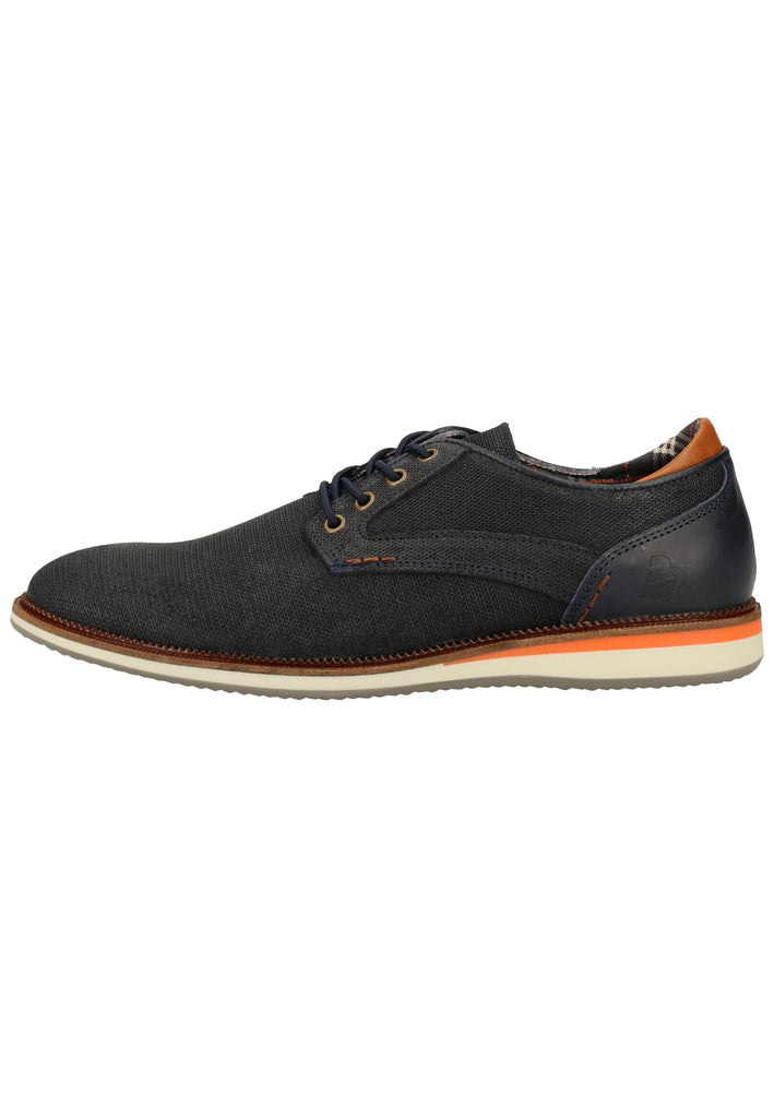 Bullboxer Halbschuhe Leder/Textil Navy
