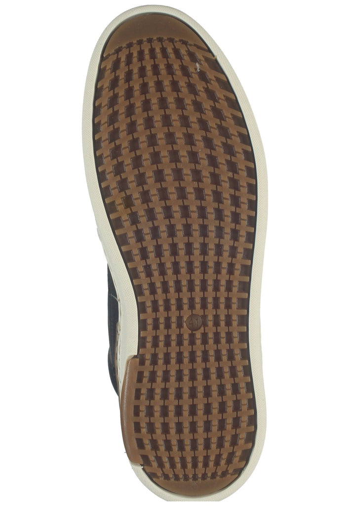 Bullboxer Halbschuhe Leder/Textil Schwarz Warmfutter