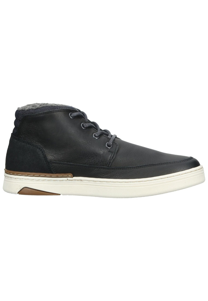 Bullboxer Halbschuhe Leder/Textil Schwarz Warmfutter