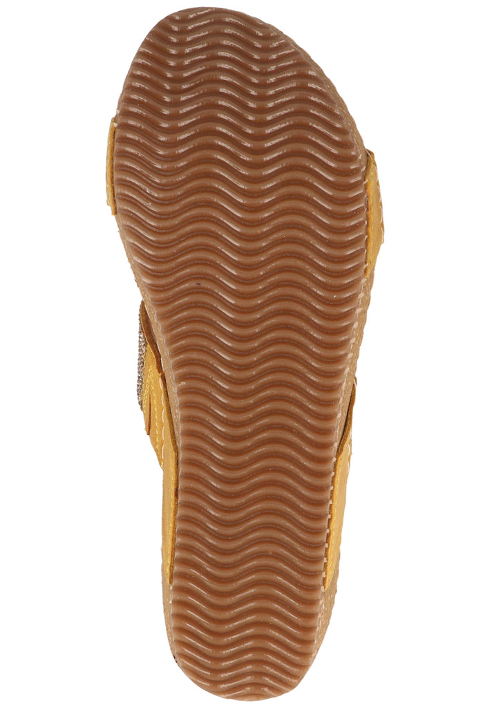 Bullboxer Pantoletten Leder Gelb