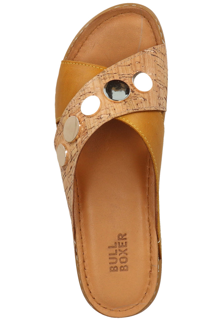 Bullboxer Pantoletten Leder Gelb
