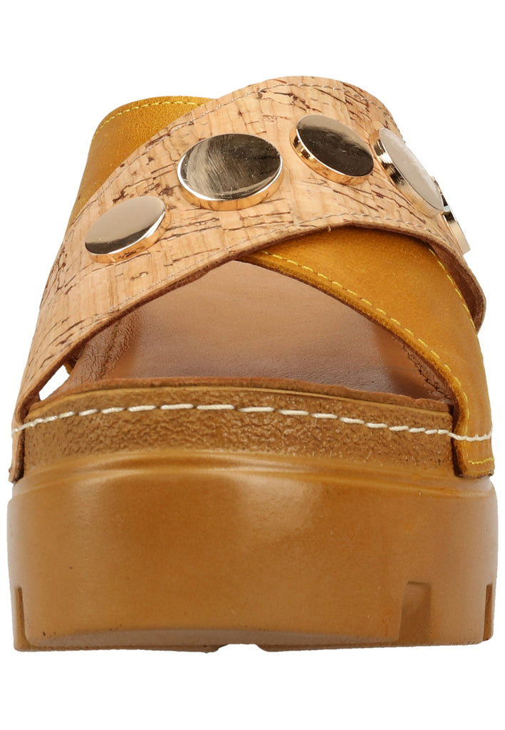 Bullboxer Pantoletten Leder Gelb