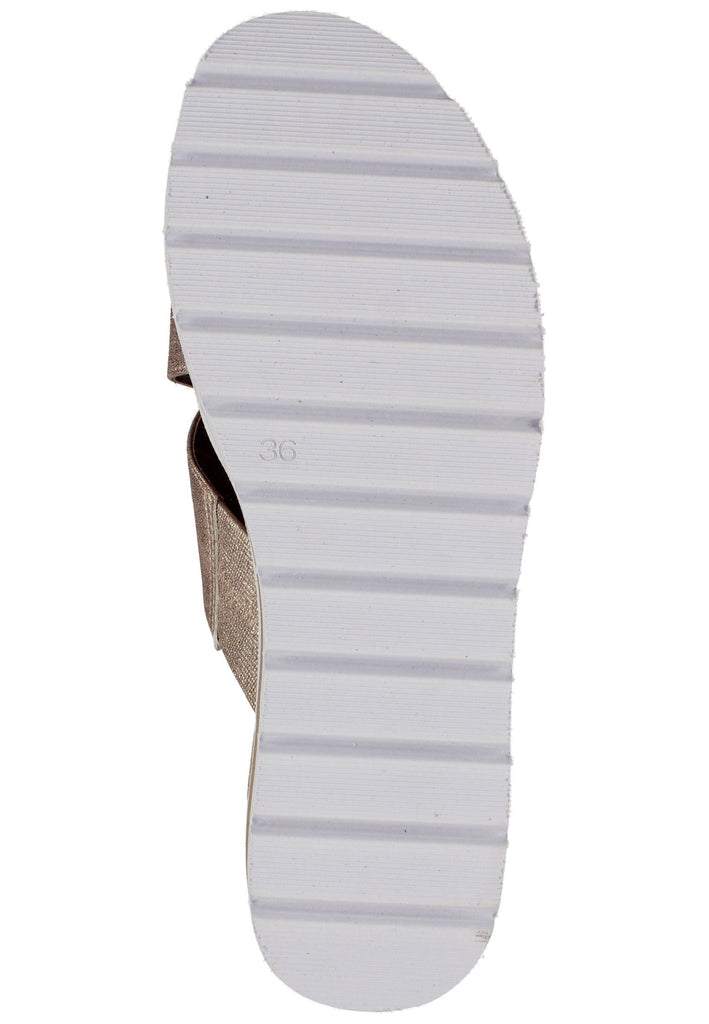 Bullboxer Pantoletten Lederimitat Gold